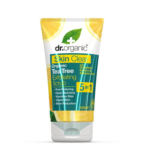 Dr Organic Skin Clear Exfoliating Face Scrub 150ml